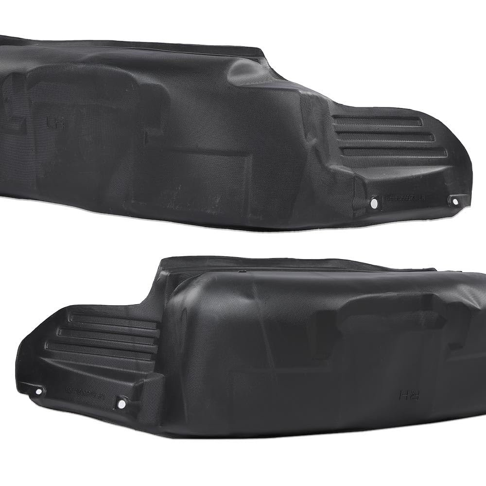 G-PLUS Rear Wheel Well Liner Guards Kit Compatible with Ford F150 Pickup Truck 2021, Rear Fender Mud Flaps Left & Right, ML3Z9927886A, Black