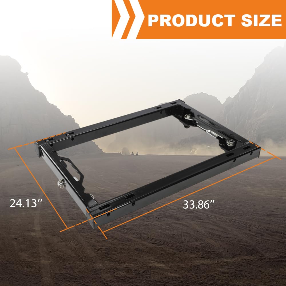 G-PLUS Wheel Hitch Adapter w/Handles Compatible with Ford F250 F350 Super Duty 2011-2020 with Hitch Prep Package Black