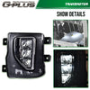 G-PLUS LED Fog Light Compatible With 2016-2018 Chevy Silverado 1500,Bumper Lamps Driving Fog Lamps w/Switch (Clear lens)