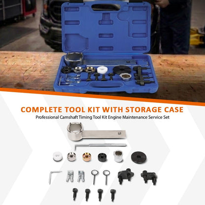 G-PLUS Engine Camshaft Timing Tool Kit Compatible with Audi/VW 2.0 Turbo TFSI EOS GTI T10352, T10352/1, T10352/2, T10368, T40196, T10354, T10060A, T40011, T40098, T40267, T40271 Black