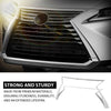 G-PLUS Front Bumper Grille Molding Insert Chrome Compatible with LX RX350 RX450h 2016-2019 LX1210114, 5312148130, 53121-48130, 5312148130 ABS Silver
