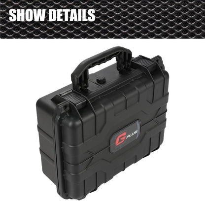 G-PLUS Graded Card Storage Box Compatible with BGS PSA SGC FGS Weatherproof Graded Sports Trading Cards(Large, Black)