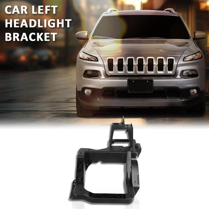 G-PLUS Headlight Bracket Left Side Compatible with Jeep Cherokee 2014-2018 Black 68227483AA