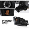 G-PLUS Headlights Assembly Left and Right Side Compatible with Dodge Ram 1500 2006-2008/Fit Dodge Ram 2500 3500 2006-2009 Smoke Lens Black Housing Amber Reflector 68003125AD 68003124AD