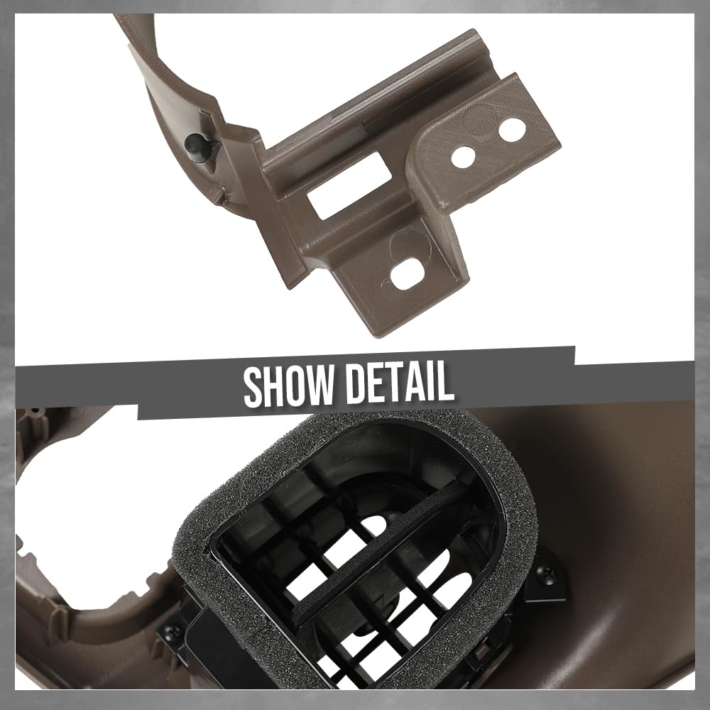 G-PLUS Dashboard Dash Gauge Upper Instrument Cluster Bezel Trim Panel w/ 1 Switch Air Vent C13 Compatible with Ford F150 Expedition 1997-2003 Brown