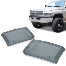 G-PLUS Headlights for Dodge Ram 1500 2500 3500 1994-2001 Smoke Lens Side View