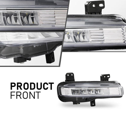 G-PLUS LED Front Right Fog Lights Lamp Assembly, Compatible with Ford Explorer 2020-2024 (Except Timberline Model), Passenger Side, LB5Z15200C, LB5Z15200D