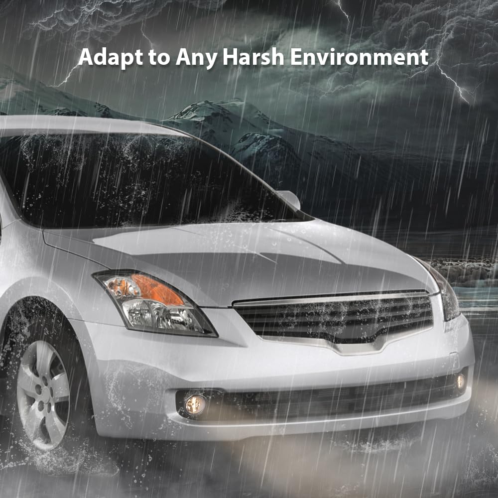 G-PLUS Bumper Fog Lights Compatible with 2007-2009 Nissan Altima Clear Driving Fog Lamps A pair W/Bulbs + Wiring Kit neblineros para autos delantero faros antiniebla