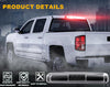 G-PLUS LED 3rd Brake Light Compatible with Chevy Silverado/GMC Sierra1500 2500 3500 1999-2007 Cargo Light Rear LED High Mount Stop Light Clear Lens Black Housing