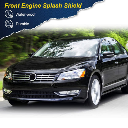 G-PLUS Front Engine Splash Shield Compatible with 2012-2015 Volkswagen Passat, Front Center Lower Undercar Shield Replacement