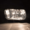 G-PLUS Front Bumper Fog Light Compatible with Dodge Ram 1500 2500 3500 2011-2012/Fit Dodge Ram 2500 3500 2010/Fit Dodge Ram 1500 2009-2010 Smoke Lens 55372734AB 55372735AB