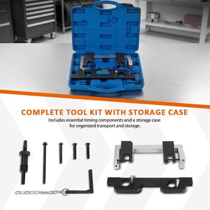G-PLUS Camshaft Alignment Timing Locking Master Tool Set Compatible with BMW N20 N26 Engine Black