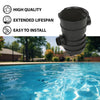 G-PLUS Pool Pump Pot Compatible with the Pentair, Pac Fab, Sta-Rite Dynamo Above Ground Swimming Pool Pump Strainer Black