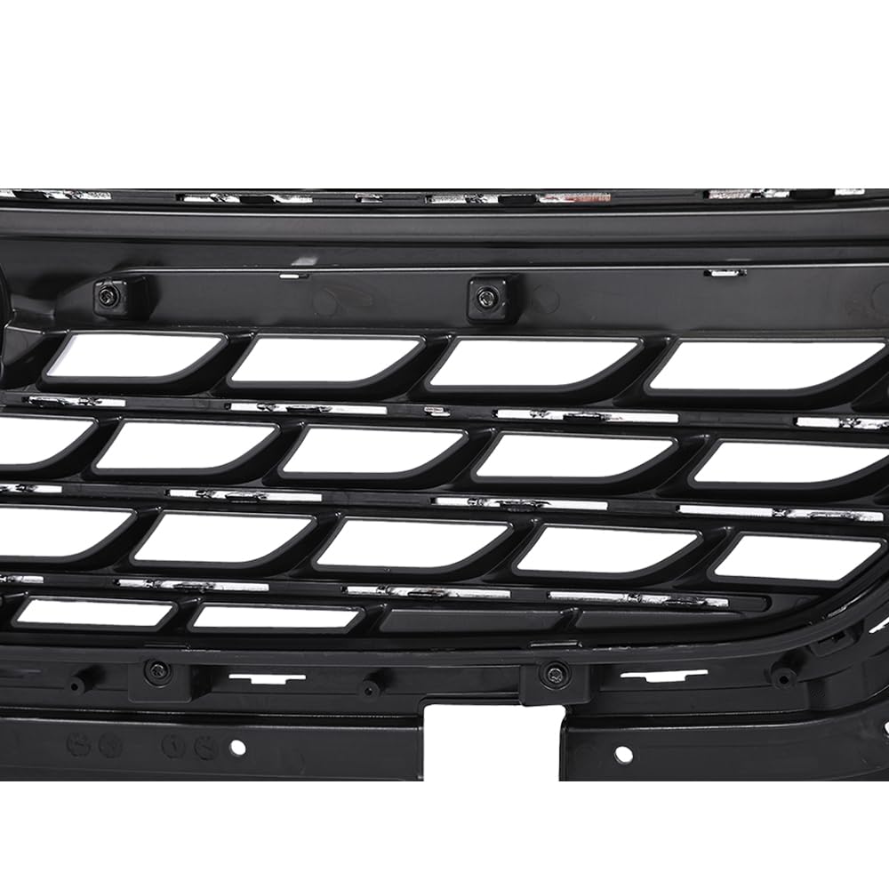 G-PLUS Front Bumper Upper Grille Chrome Black Compatible with Buick Envision Avenir 2021 2022 2023 84899914