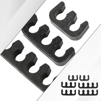 G-PLUS 8 Pack Square Ignition Coil & Spark Plug Wire Compatible with Chevy Express Silverado GMC Yukon Savana Sierra Hummer H2 Workhorse Fastrack 1999-2007 41-962 M8-48322R UF-271
