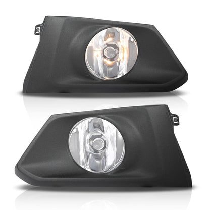 G-PLUS Fog Lights Lamps Left & Right Side Pair with Bezels & Wiring Harness Set Compatible with Nissan Altima 2019-2022 2615589929, 2615089929, 261556CA0A, 261506CA0A Black
