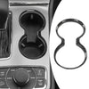 G-PLUS Gear Shift Cup Holder Cover Trim Bezel Compatible with Jeep Grand Cherokee 2011-2021 Black Carbon Fiber