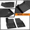 G-PLUS Floot Mats Compatible with Chevy Cruze 2017 2018 2019 TPE Custom Fit All Weather Protection Car Mats Floor Cargo Liners Accessories 1st & 2nd Row Black alfombras para carro 3PCS