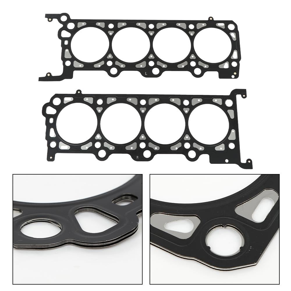 G-PLUS Head Gasket Set Bolts Compatible with Ford F150 F250 F350 Super Duty 2000-2004/Ford E150 E250 E350 E450 2000-2003,Fit Ford Expedition Excursion 2000-2005 HS9790PT-15, ES72798