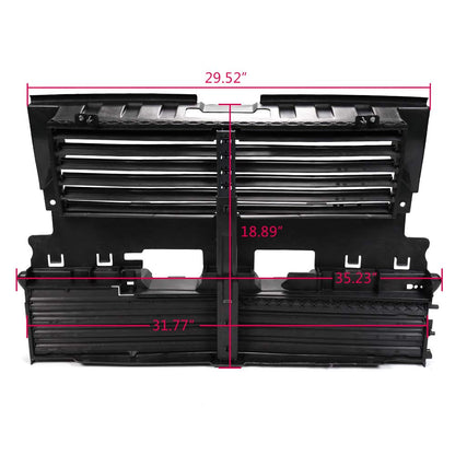 Front Radiator Control Grille Shutter Assembly without Actuator Compatible For Ford Fusion 2013 2014 2015 2016 DS7Z-8475-A