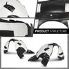 G-PLUS Front Inner Fender Liner Assembly 2PCS, Compatible with Ford Explorer 2011-2015/ Police Interceptor Utility 2013-2015, LH Driver & RH Right Side, FO1249149, FO1248149