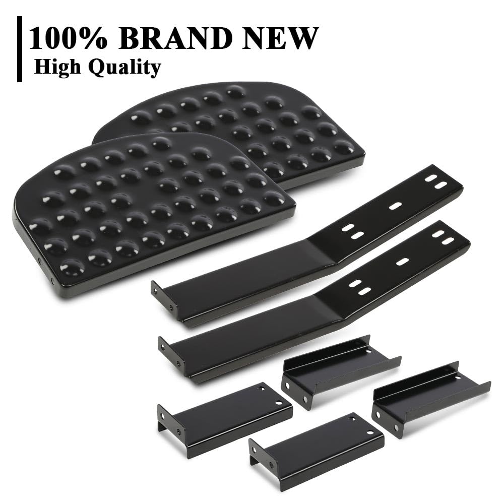 G-PLUS Side Step Kit Compatible with Willys CJ2A CJ3A CJ3B M38 CJ5 Jeeps