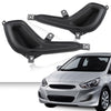 G-PLUS Fog Light Lamp Cover Compatible with 2012-2017 Hyundai Accent 1.6L 1591CC 97Cu.In.L4 GAS DOHC Left & Right 1Pair 865631R000, 865641R000
