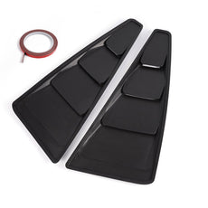 G-PLUS Window Louvers for Ford Mustang 2005-2014 Black Side Scoop Style Side View