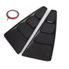 G-PLUS Window Louvers Scoop Cover Vent Replacement For Ford Mustang 2005-2014 1/4 Quarter Black Side