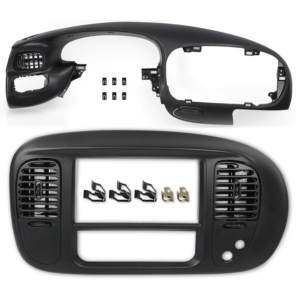G-PLUS Dash Pad Bezel Compatible with Ford F150 / Ford Expedition 1997-2003 Black