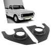 G-PLUS Speaker Kick Panels Pair Black Compatible with Chevy C30 C20 C10 Pickup Suburban Blazer 1967-1972