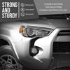 G-PLUS Fog Light Trim Driving Lamp Passenger Right Side RH Hand Compatible with Toyota 4Runner (submodel: SR5 Premium, TRD Off-Road Premium) 2018 2019 2020 5212735100, TO1039173 Black