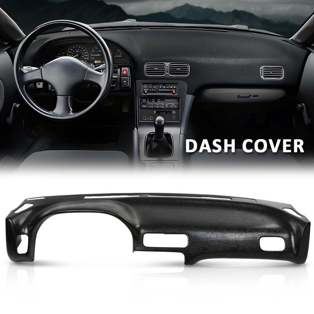 G-PLUS Dash Cover Compatible with Nissan 240SX 1989-1994 Without Heads Up Display Dashboard Panel Bezel