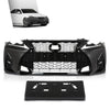 Chrome Steel Front Bumper Lower Face Bar with Fog Light Holes Compatible with Ford F150 Fit Lincoln Mark LT 2006 2007 2008 FO1002399