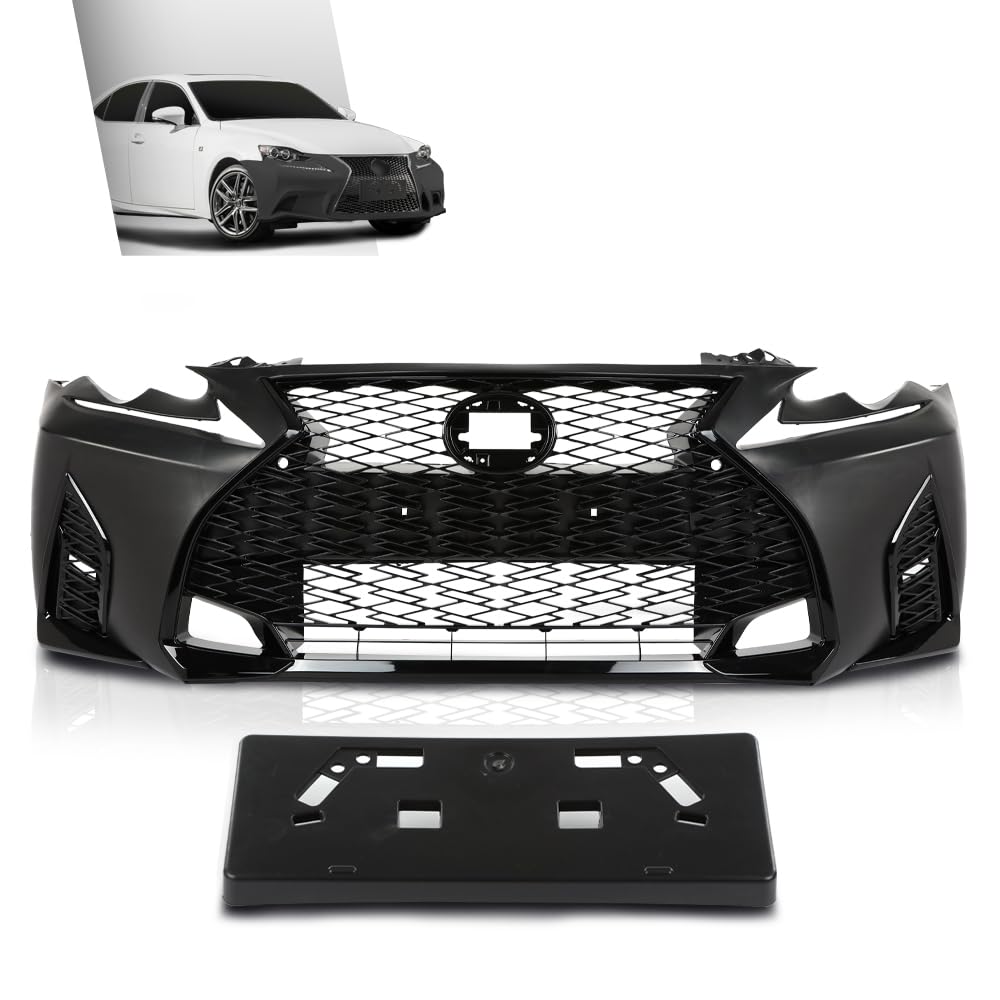 Chrome Steel Front Bumper Lower Face Bar with Fog Light Holes Compatible with Ford F150 Fit Lincoln Mark LT 2006 2007 2008 FO1002399