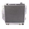 3 Row Core Full Aluminum Racing Radiator Replacement For Jeep Wrangler TJ YJ GM For Chevy V8 Conversion 1987-2006 1988 1989 1992 1993 1996 1997 1998 2002