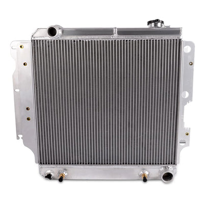 3 Row Core Full Aluminum Racing Radiator Replacement For Jeep Wrangler TJ YJ GM For Chevy V8 Conversion 1987-2006 1988 1989 1992 1993 1996 1997 1998 2002