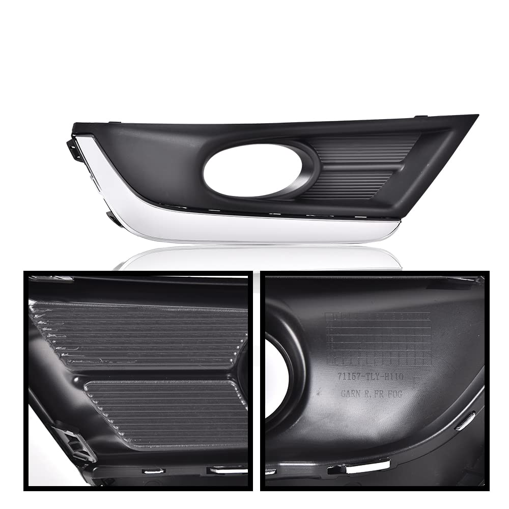 G-PLUS Front Bumper Fog Lights Lamps Compatible with 2017 2018 Honda CR-V CRV 33901-SLE-305 33951-SLE-305 HO1038134 HO1039134 Driver and Passenger Side Bumper Driving Fog Light