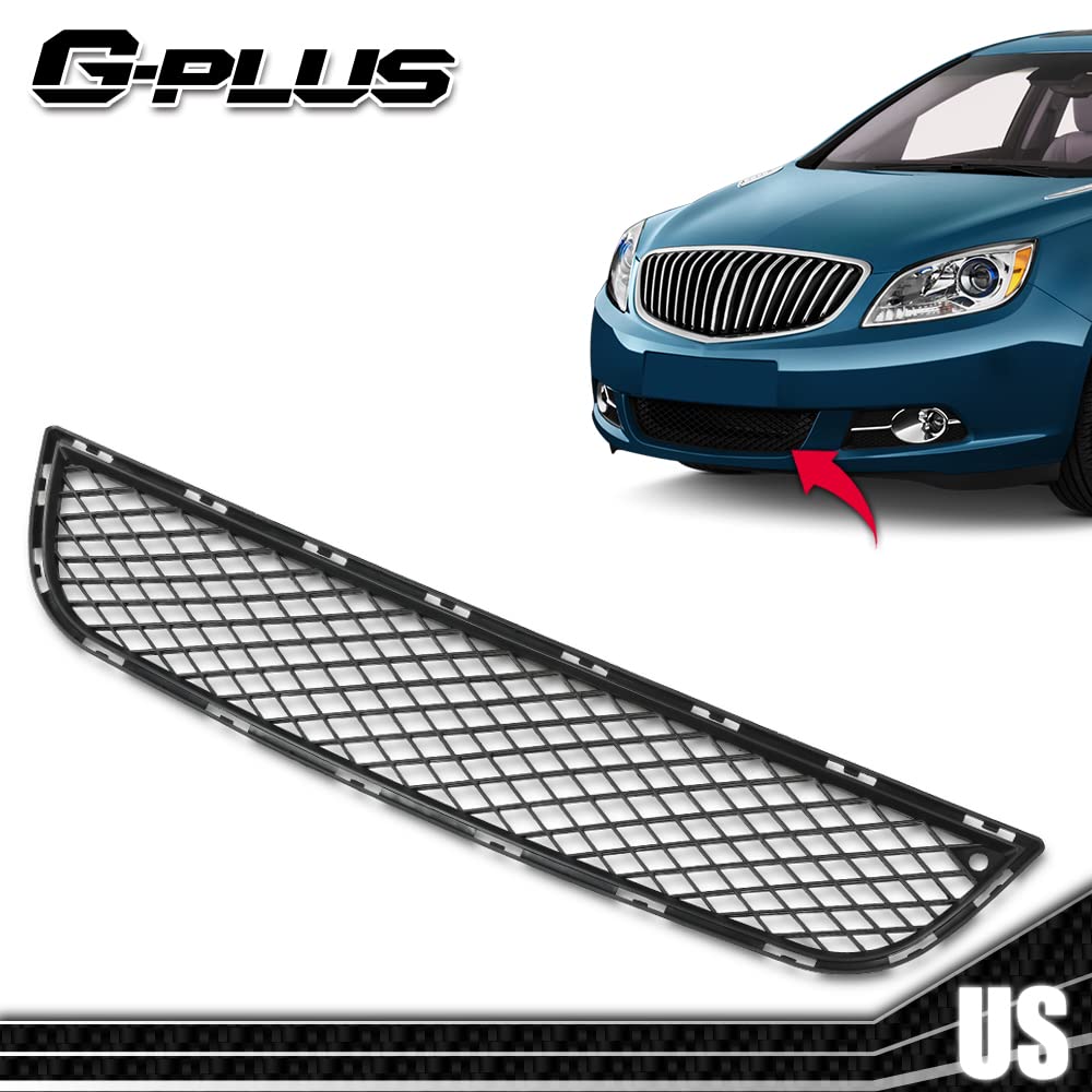 G-PLUS Front Bumper Lower Grille Grill Compatible with Buick Verano 2012-2017 Replacement for 22824481