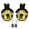 G-PLUS Front Bumper Fog Light Compatible with Dodge Dakota Pickup Truck 1997-2000/Fit Durango SUV 1998-2000 Driving Fog Lamps Driver & Passenger Side Pair,Yellow lens