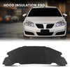 G-PLUS Black Hood Insulation Pad 1/2" with Clips Compatible with Pontiac G6 2005 2006 2007 2008 2009 2010