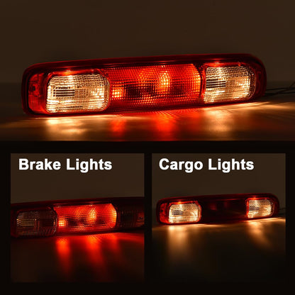 G-PLUS 3rd Brake Light w/Bulb Fit Chevy Silverado GMC Sierra 1500 2500 3500 & HD Models 1999 2000 2001 2002 2003 2004 2005 2006 /Fit Chevy Silverado GMC Sierra Classic Models 2007 923-240 15884341