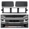 G-PLUS Front Bumper Lower Center Cover & Bumper Guards Pads End Caps Compatible With Ford F150 2018-2020 JL3Z17B968BB ABS