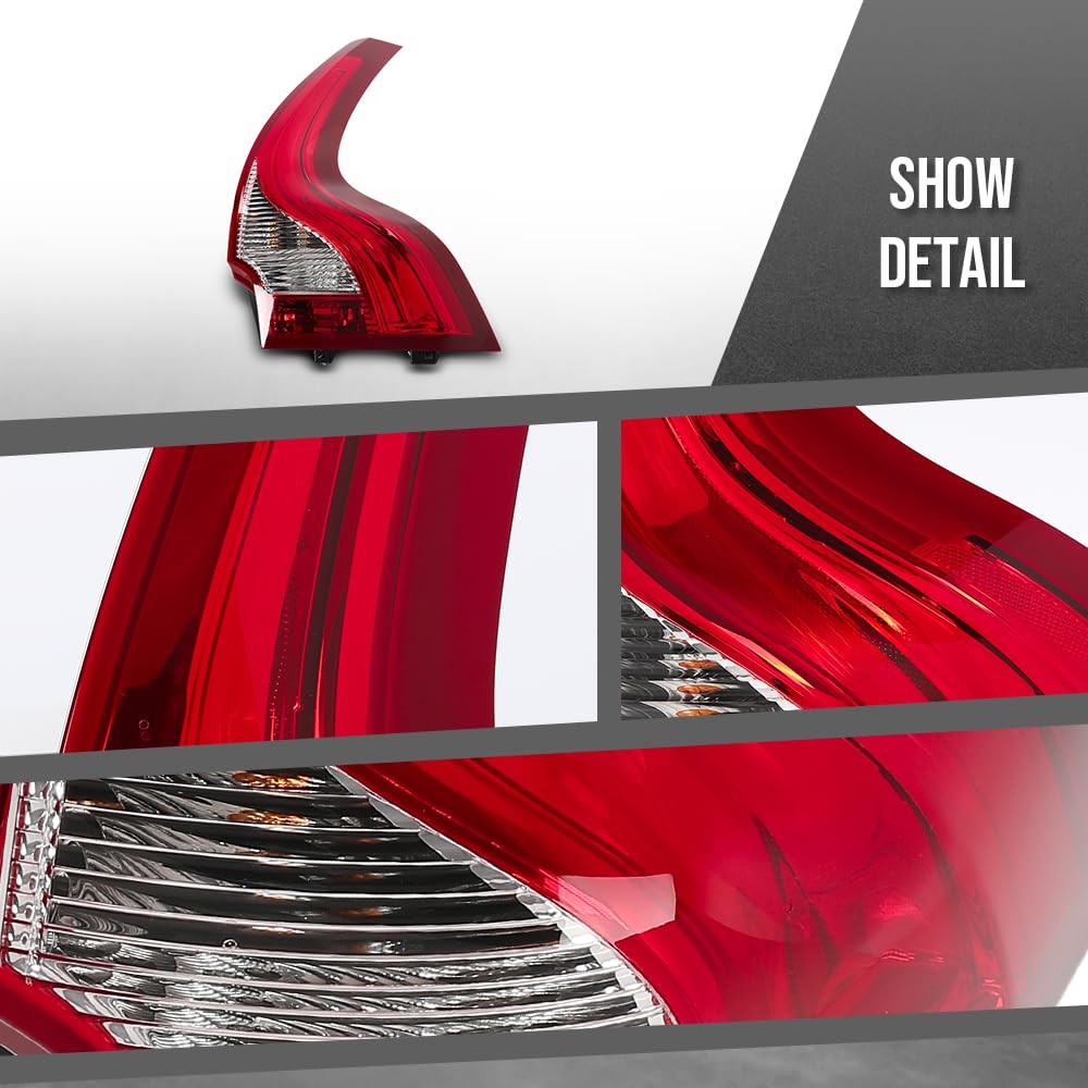 G-PLUS LED Tail Light Passenger Right Side Compatible with Volvo XC60 2011-2017 VO2801104, 31353035, 313230351, 31323035-1 Red