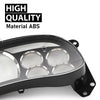 G-PLUS Gauge Cluster Lens Cover Chrome Rings Compatible with Chevy Silverado Avalanche Tahoe GMC Sierra Yukon Suburban 2003-2006