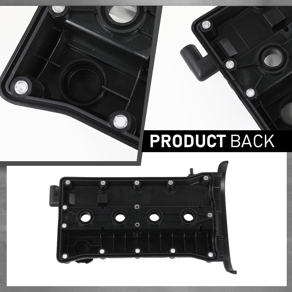 G-PLUS Engine Valve Cover w/Gasket & Cap Compatible with Chevy Aveo 2004 2005 L4 1.6L 96473698