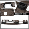 G-PLUS Dash Bezel Radio Cluster Trim Panel W/o Hole Compatible with Ford F250 F350 Super Duty 1999-2004 Brown