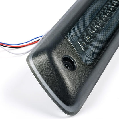 G-PLUS LED Third Brake Light Compatible with Ford F150 Optic Style 2009 2010 2011 2012 2013 2014 3rd High Mount Stop Lamp, Smoky Lens Chrome Housing, ‎‎AL3Z13A613E FO2890102