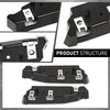 G-PLUS Pair Front Bumper Bracket, Compatible with Lincoln MKX (submodel: Black Label, Premiere, Reserve, Select) 2016-2018, LH Driver and RH Passenger Side 2PCS, FA1Z17C947A, FA1Z17C947B