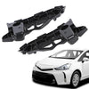 G-PLUS Front Left & Right Side 1pair Bumper Brackets Compatible with Toyota Prius V 2012-2018 TO1042118, TO1043118, 5211647030, 5211547030